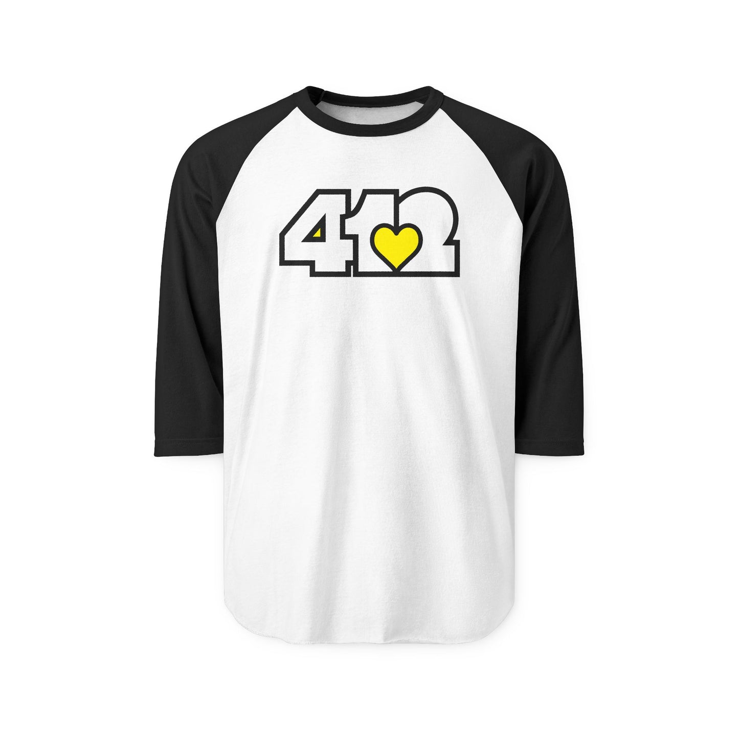 Yellow Heart Three-Quarter Sleeve Shirt