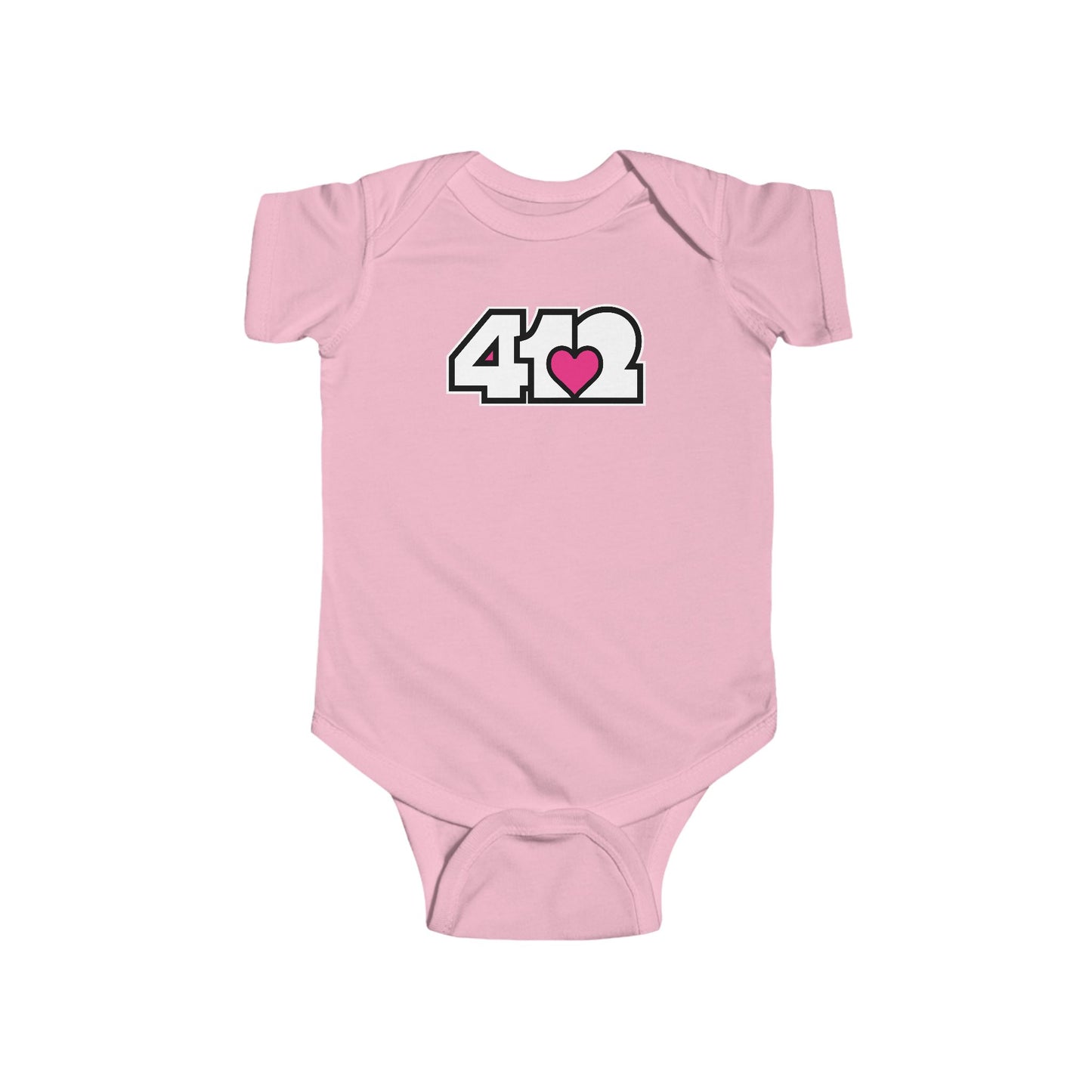 Pink Heart Infant Bodysuit