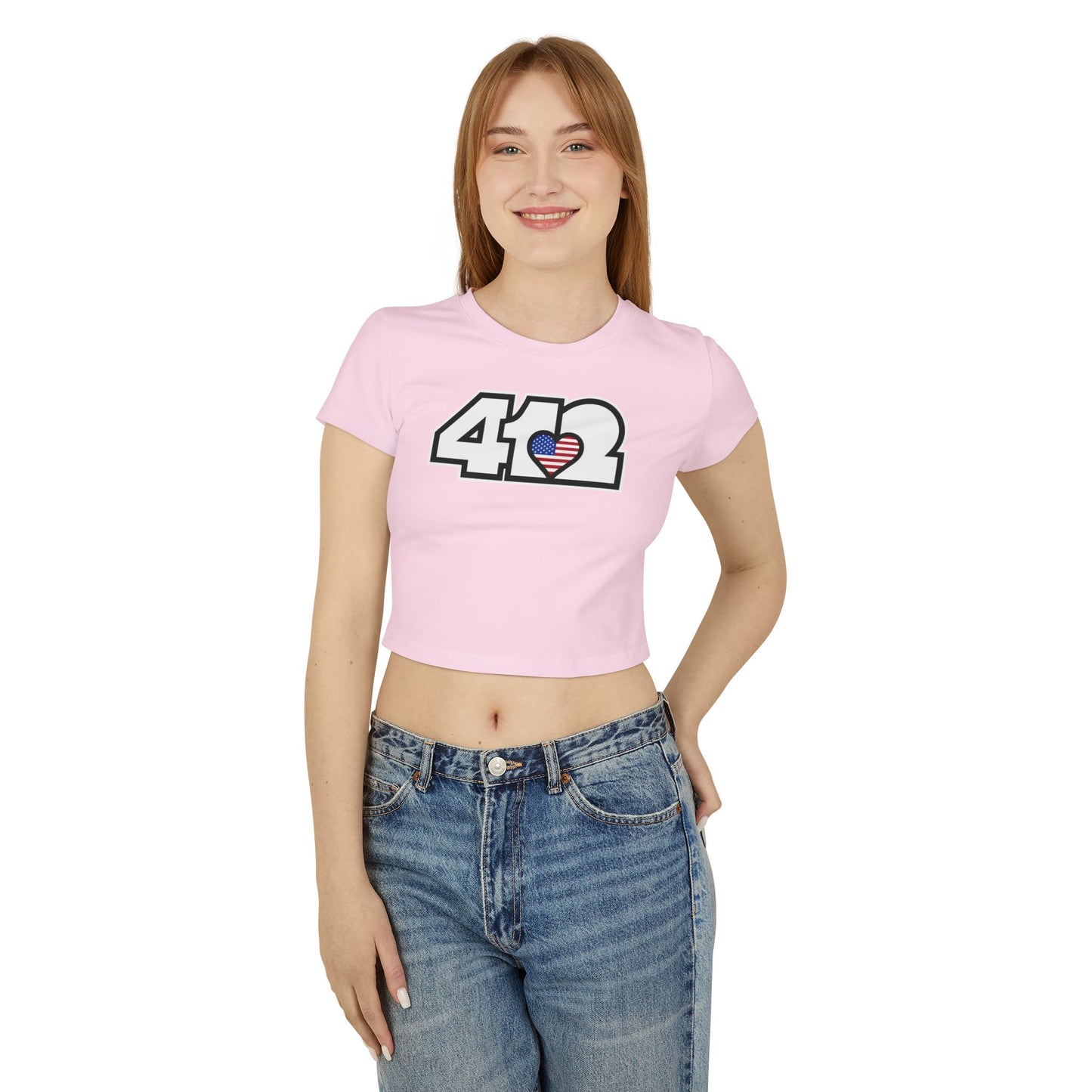 Stars & Stripes Adult Women's Crop Top