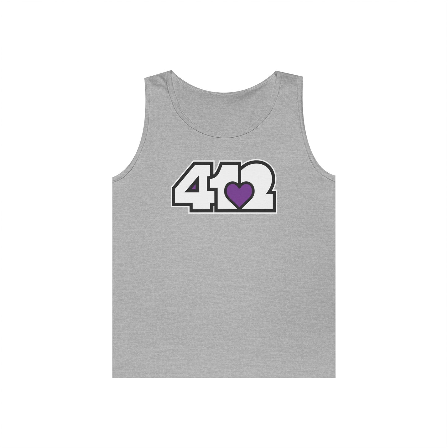 Purple Heart Cotton Tank Top