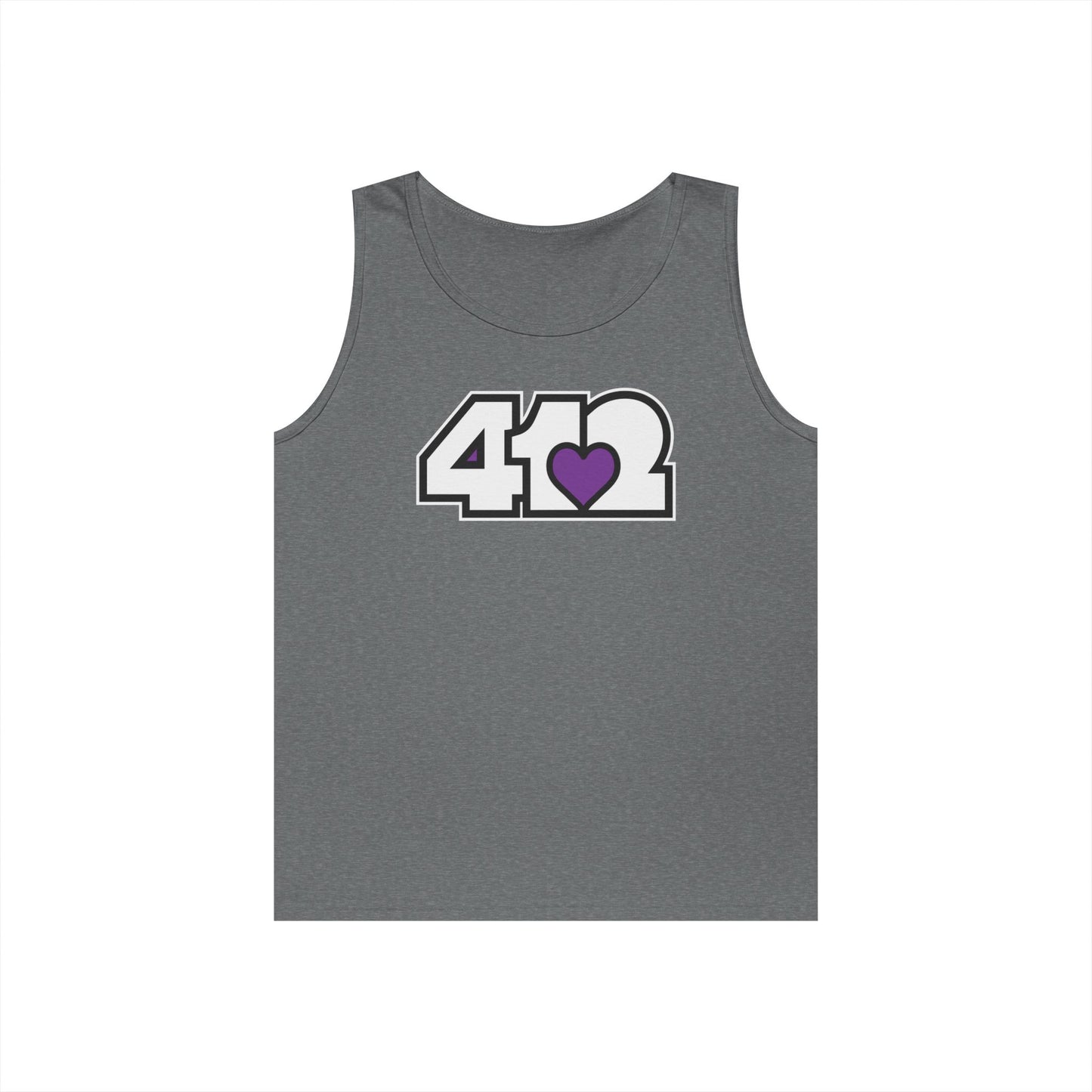 Purple Heart Cotton Tank Top