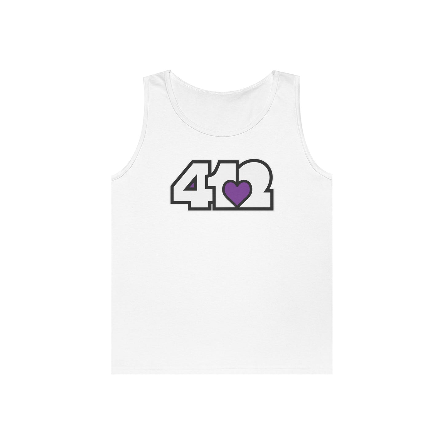 Purple Heart Cotton Tank Top
