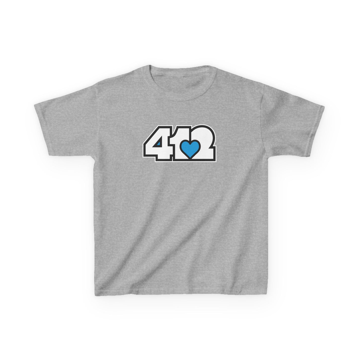 Blue Heart Kids Cotton Tee