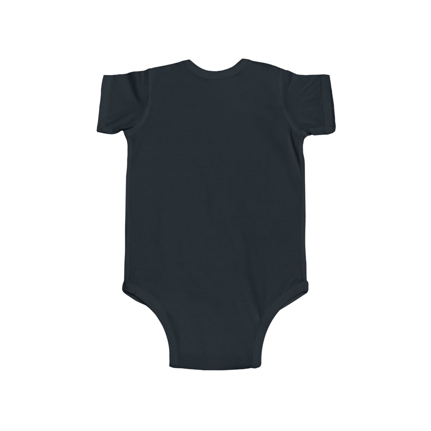 412 Infant Bodysuit - Purple Heart, White Logo