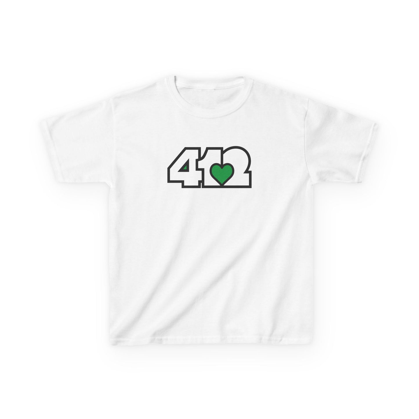 Green Heart Kids Cotton Tee
