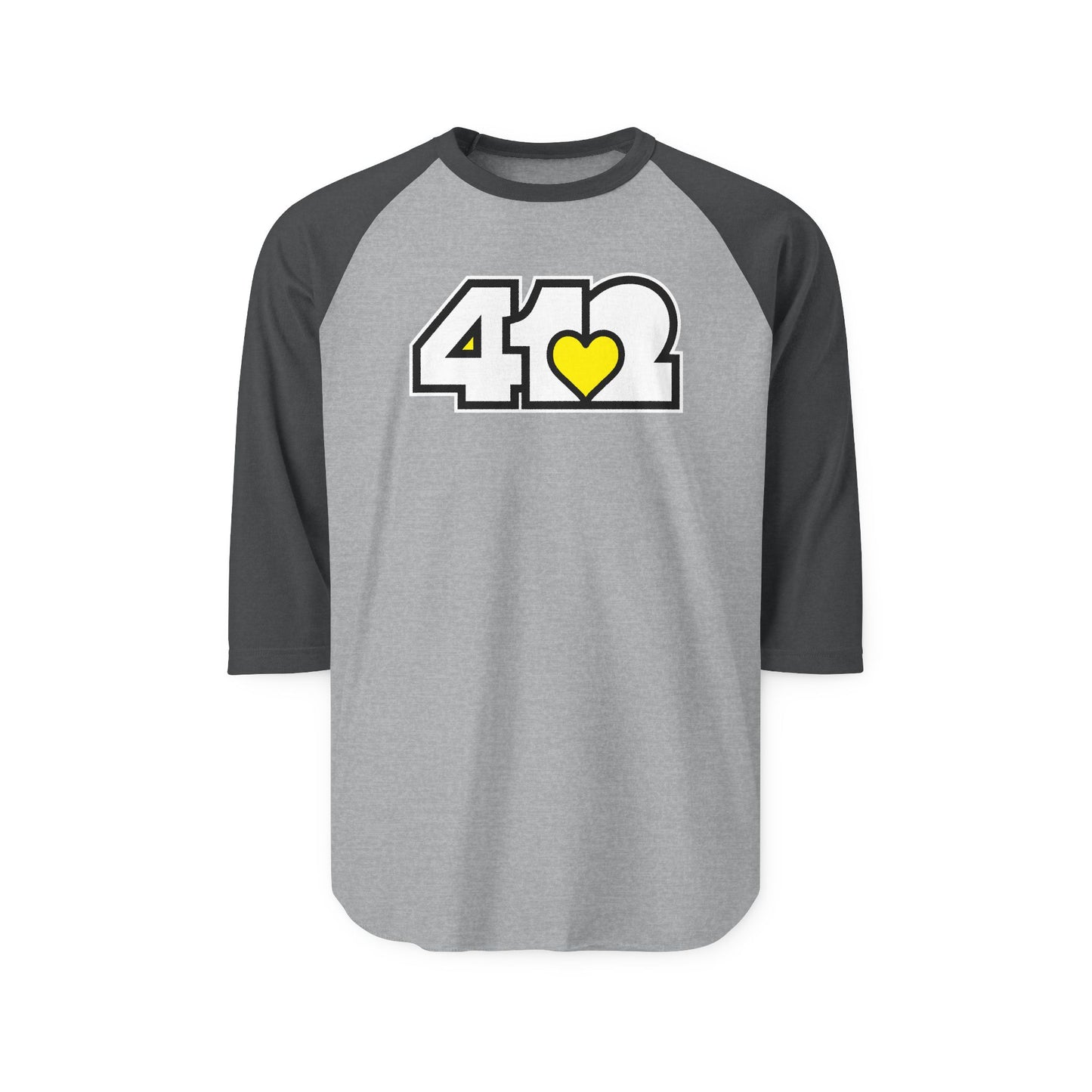 Yellow Heart Three-Quarter Sleeve Shirt