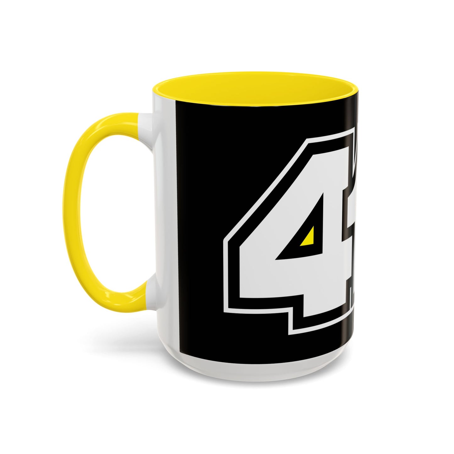 412 Collectible Mug - Yellow Heart, White Logo