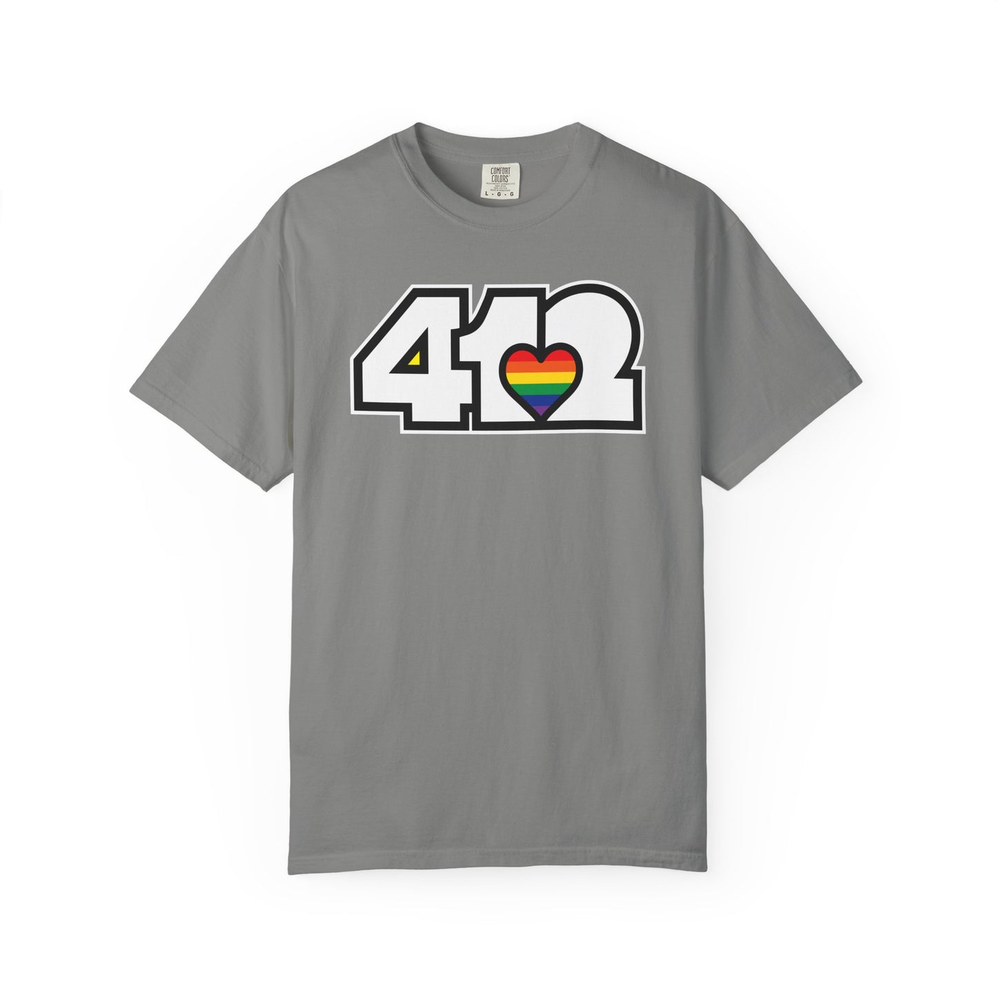Rainbow Heart Adult T-Shirt