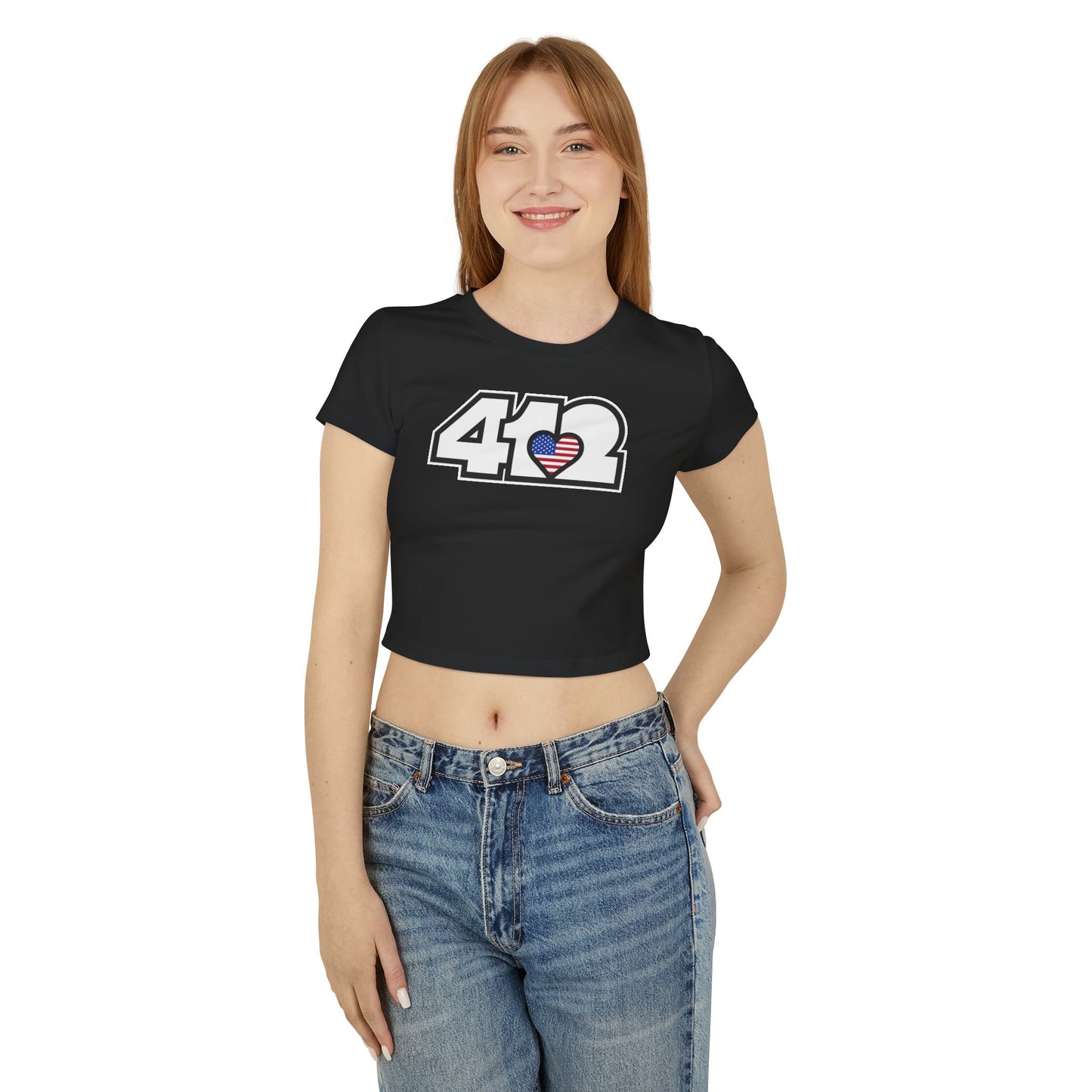Stars & Stripes Adult Women's Crop Top