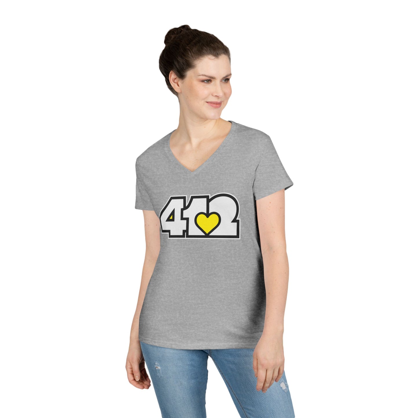 Yellow Heart Women’s V-Neck