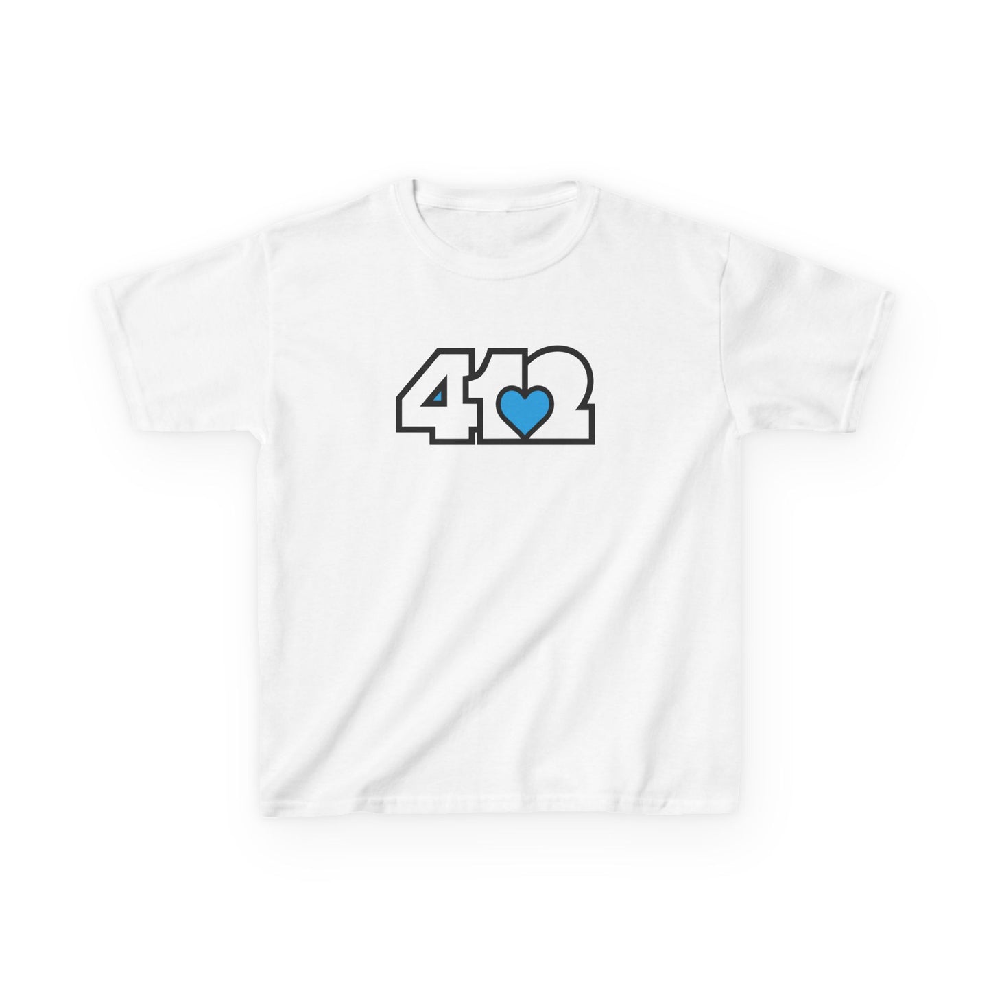 Blue Heart Kids Cotton Tee