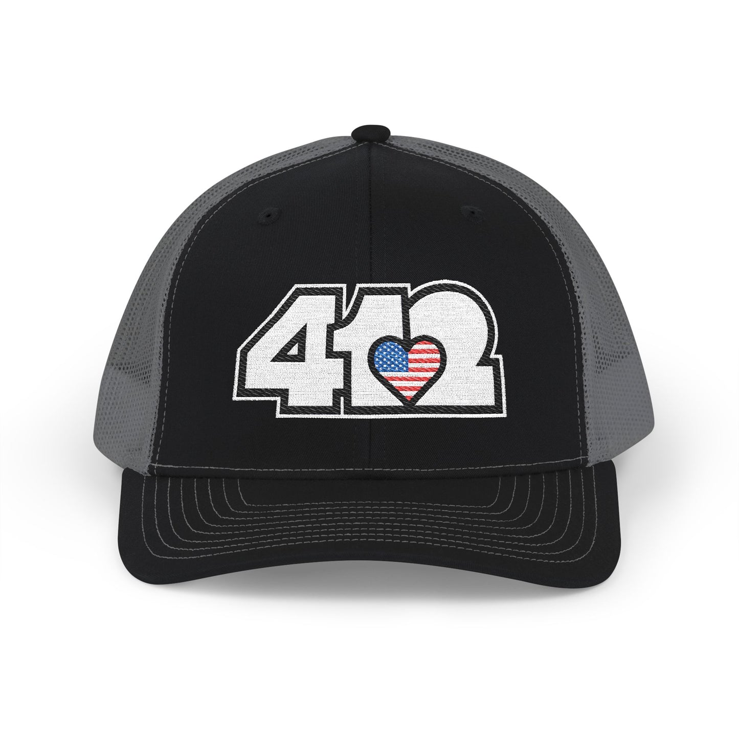 Stars & Stripes Embroidered Snapback Cap