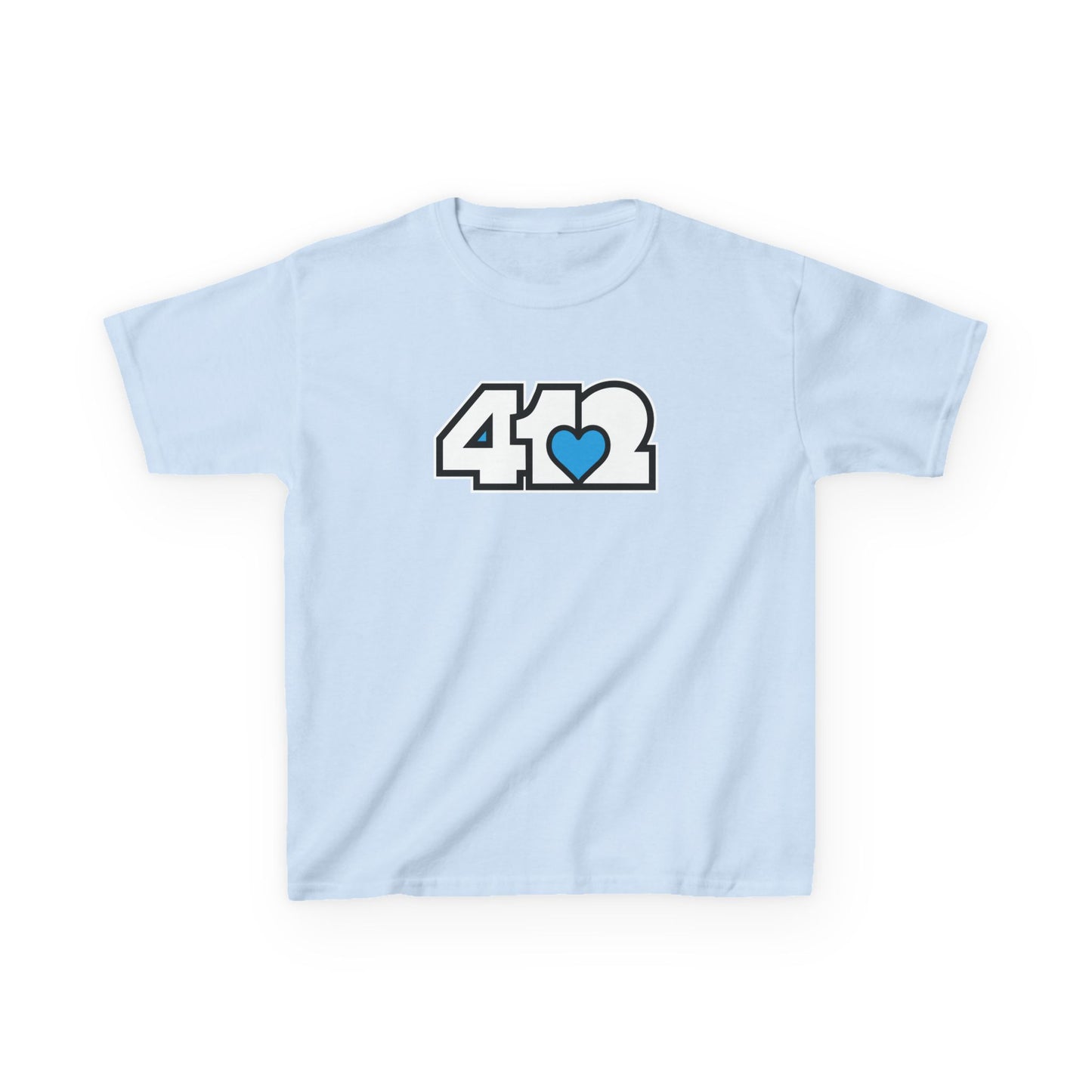 Blue Heart Kids Cotton Tee