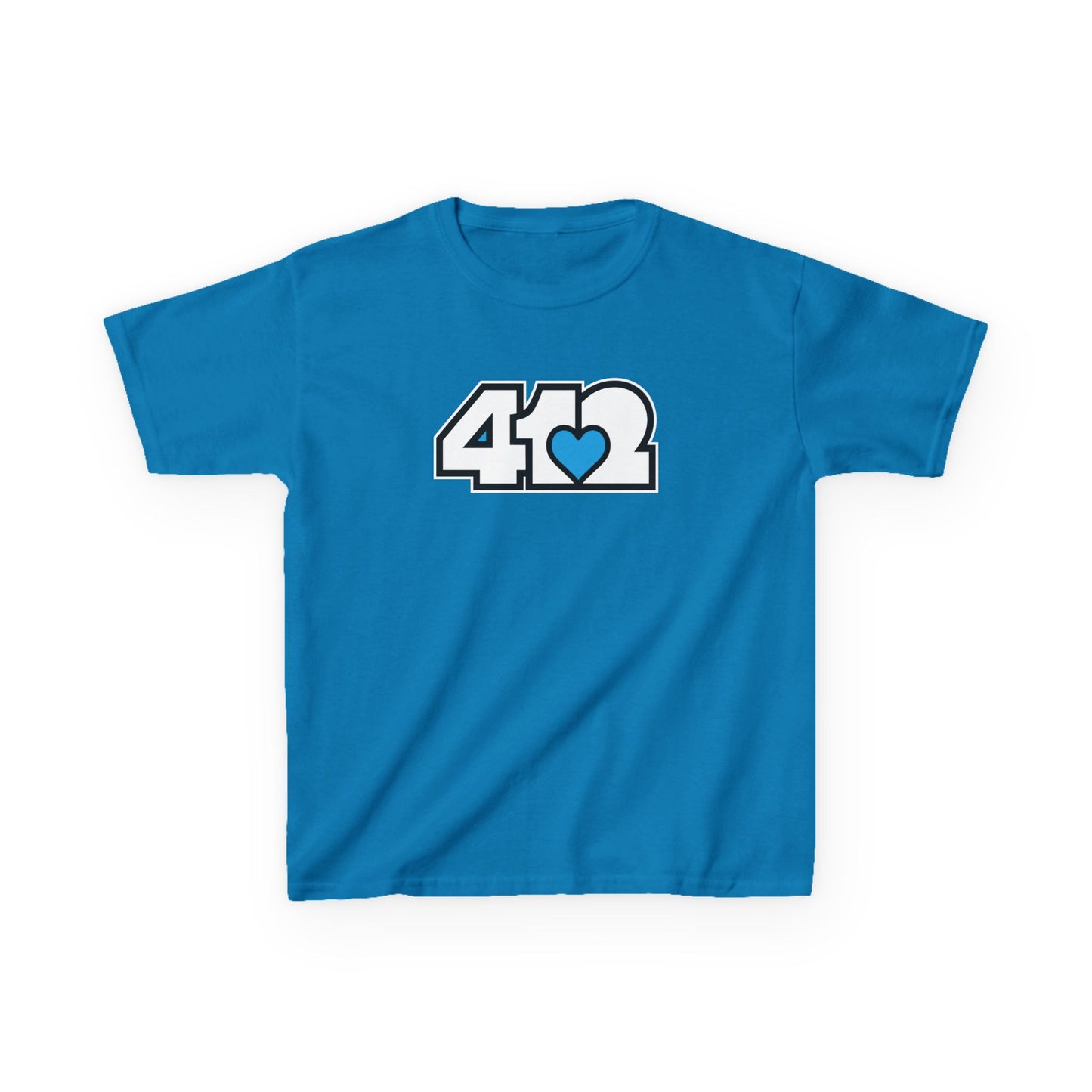 Blue Heart Kids Cotton Tee