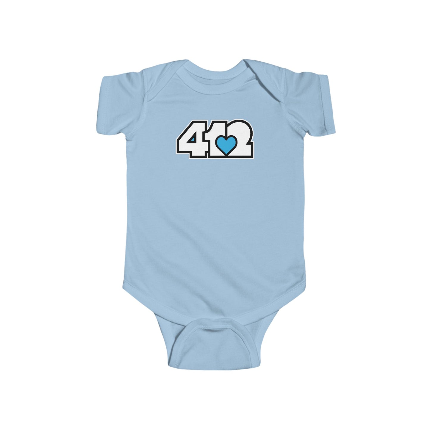 Blue Heart Infant Bodysuit