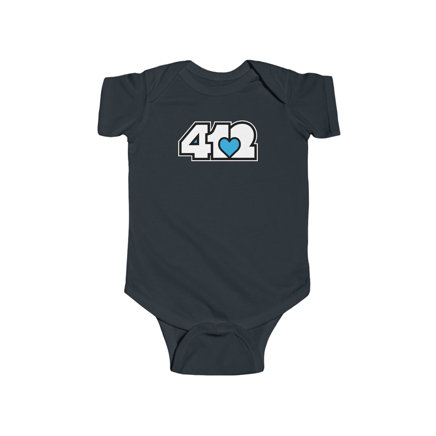 Blue Heart Infant Bodysuit