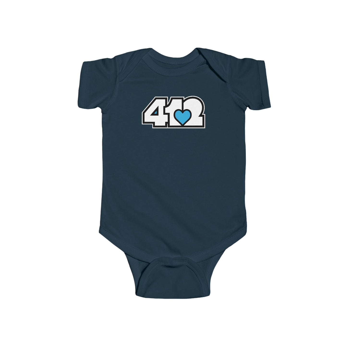Blue Heart Infant Bodysuit