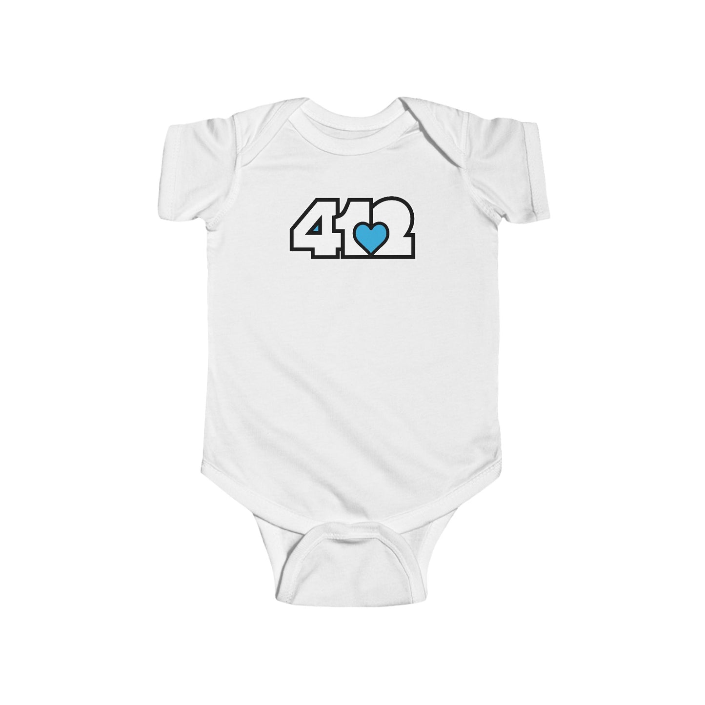 Blue Heart Infant Bodysuit