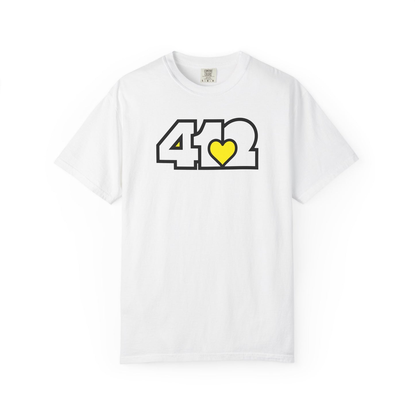 Yellow Heart Adult T-Shirt