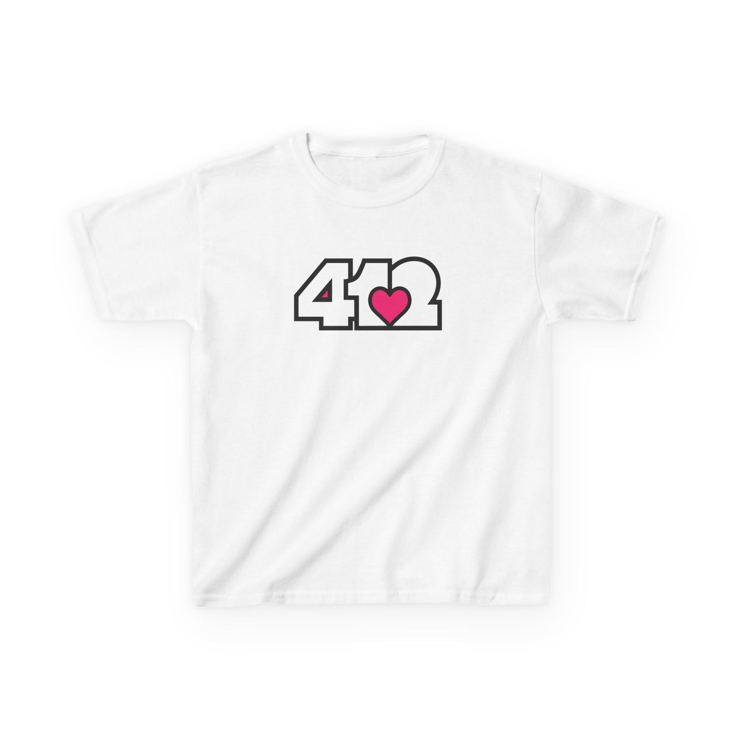 Pink Heart Kids Cotton Tee