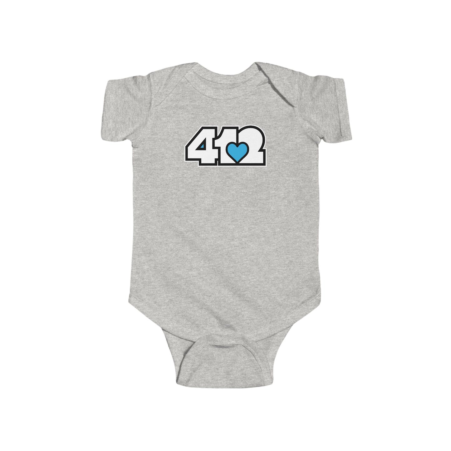 Blue Heart Infant Bodysuit