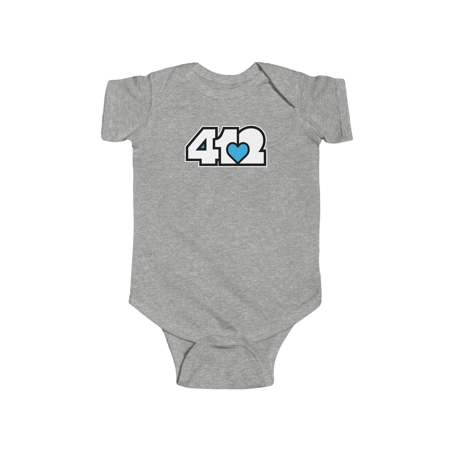 Blue Heart Infant Bodysuit