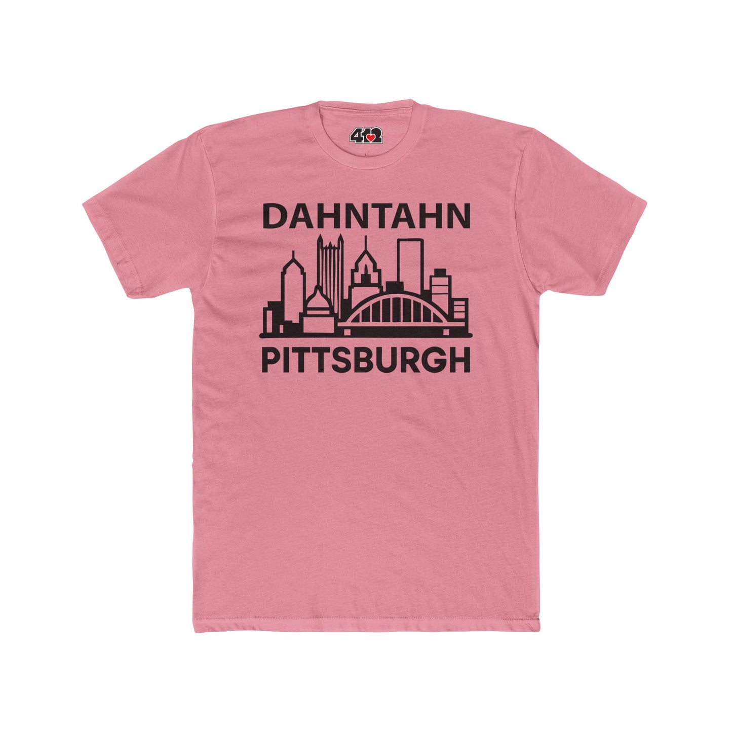Dahntahn Pittsburgh Adult Tee - Black Logo