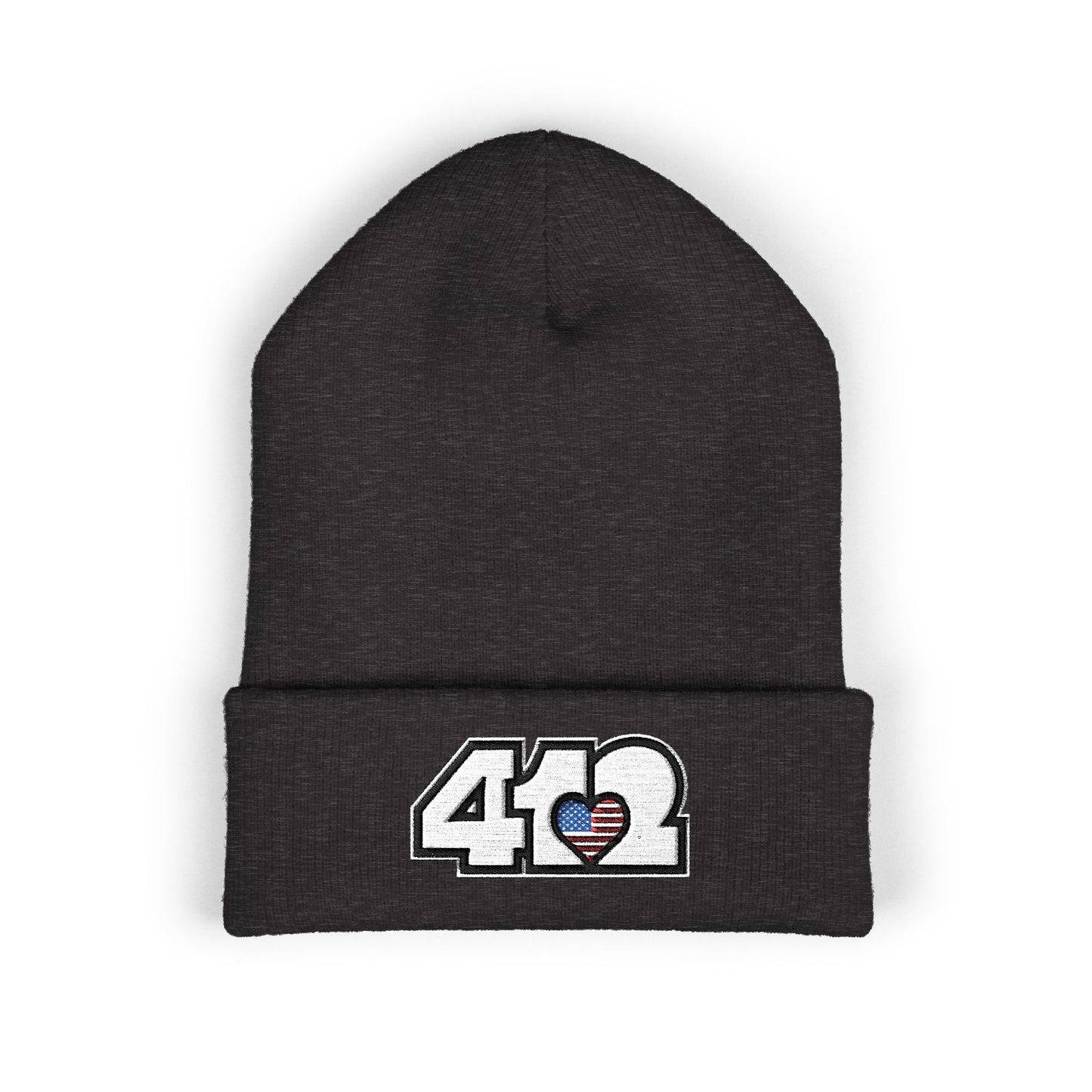 Stars & Stripes Embroidered Beanie Hat
