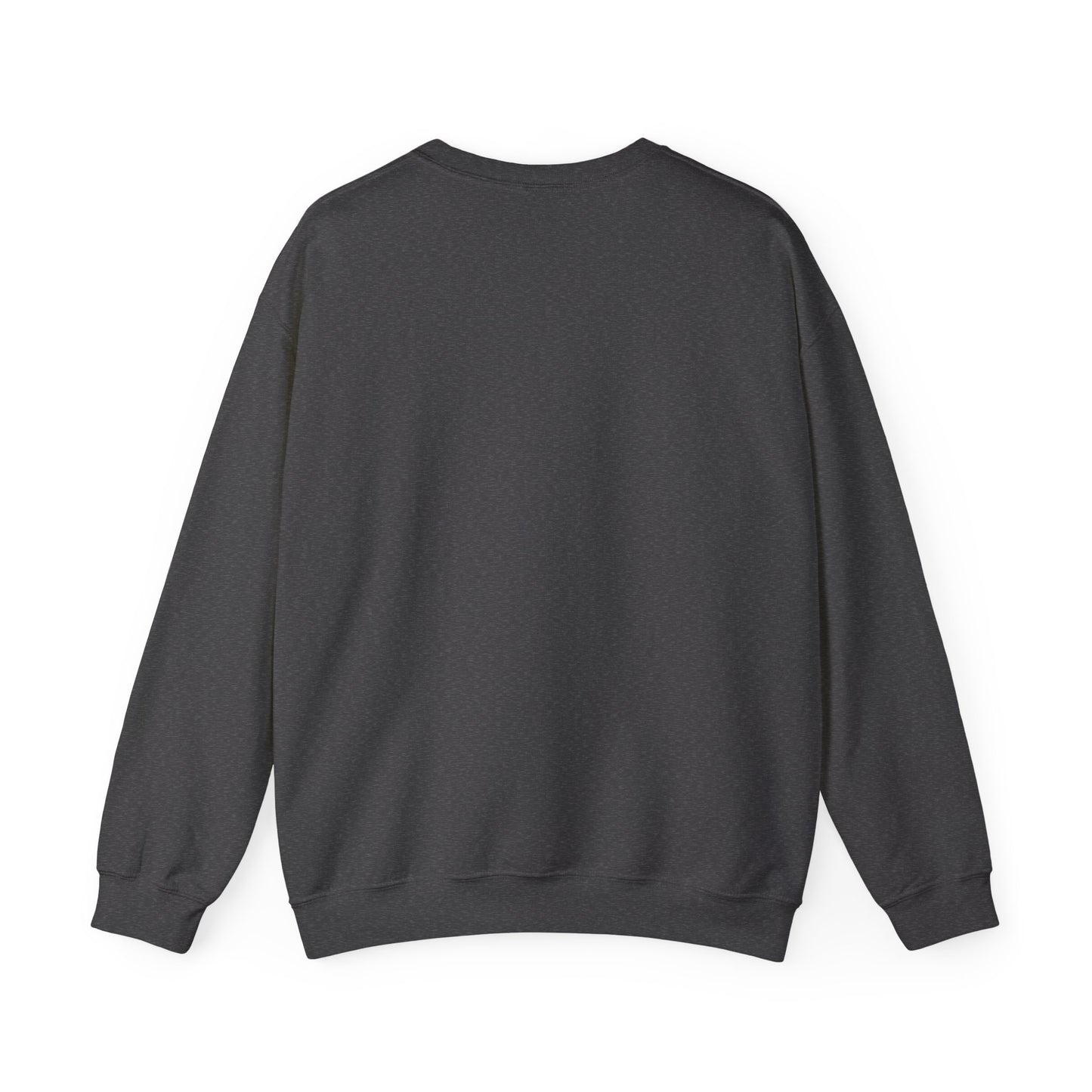 412 Crew Neck Sweatshirt - Blue Heart, White Logo