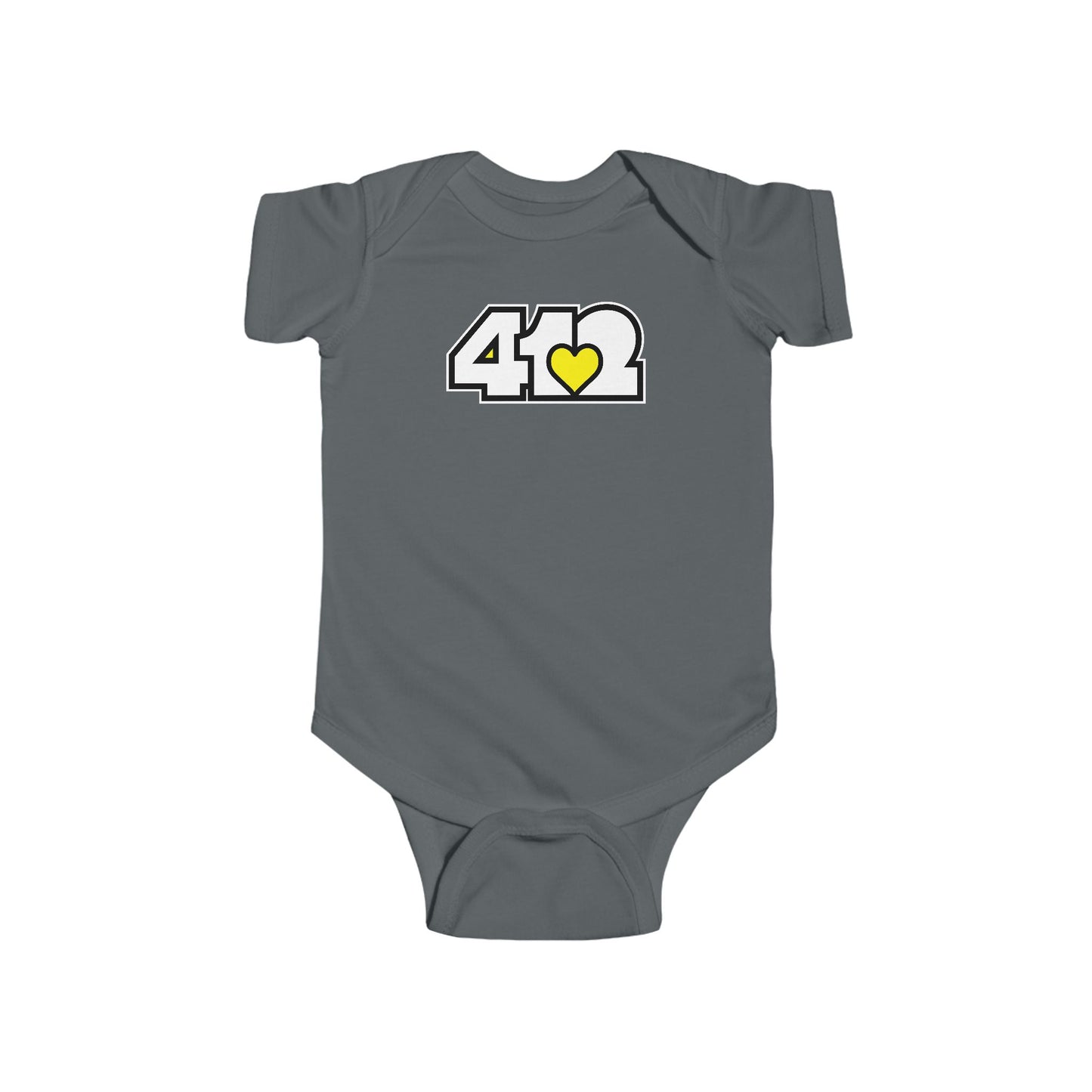 Yellow Heart Infant Bodysuit