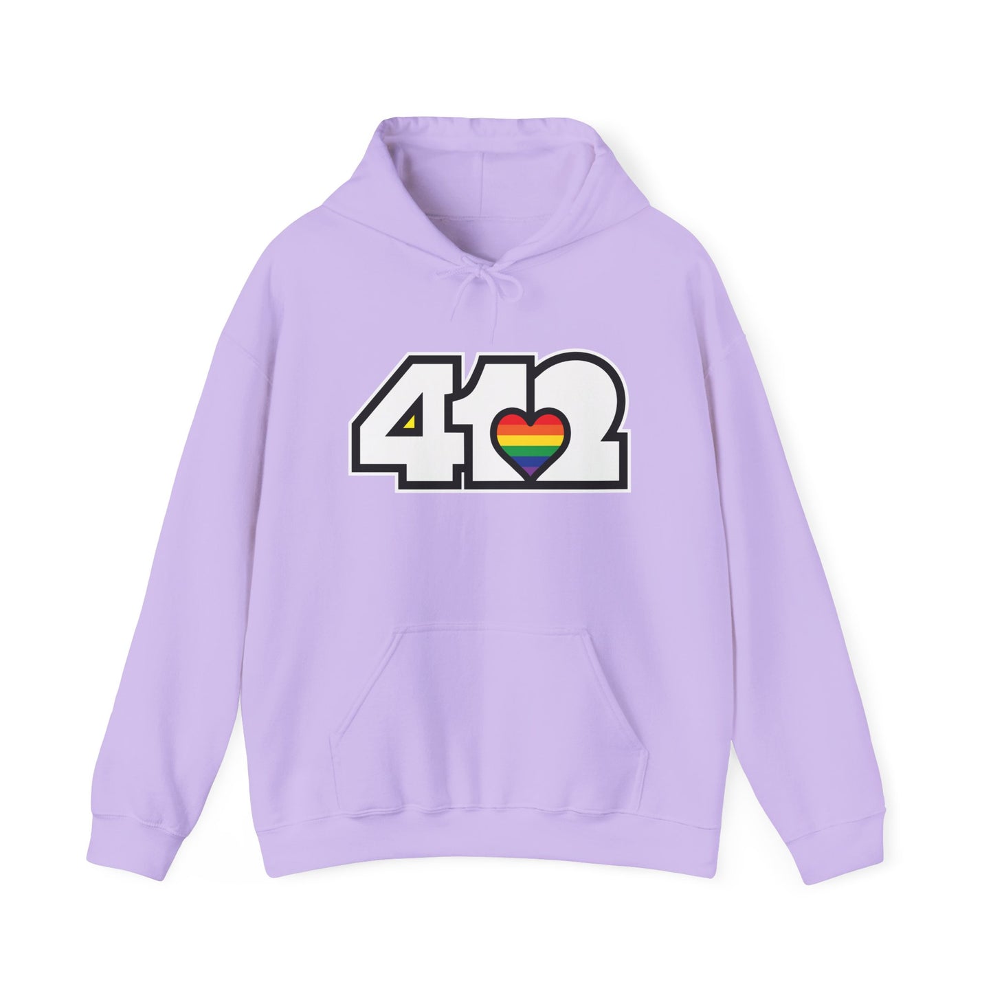 Rainbow Heart Adult Hoodie