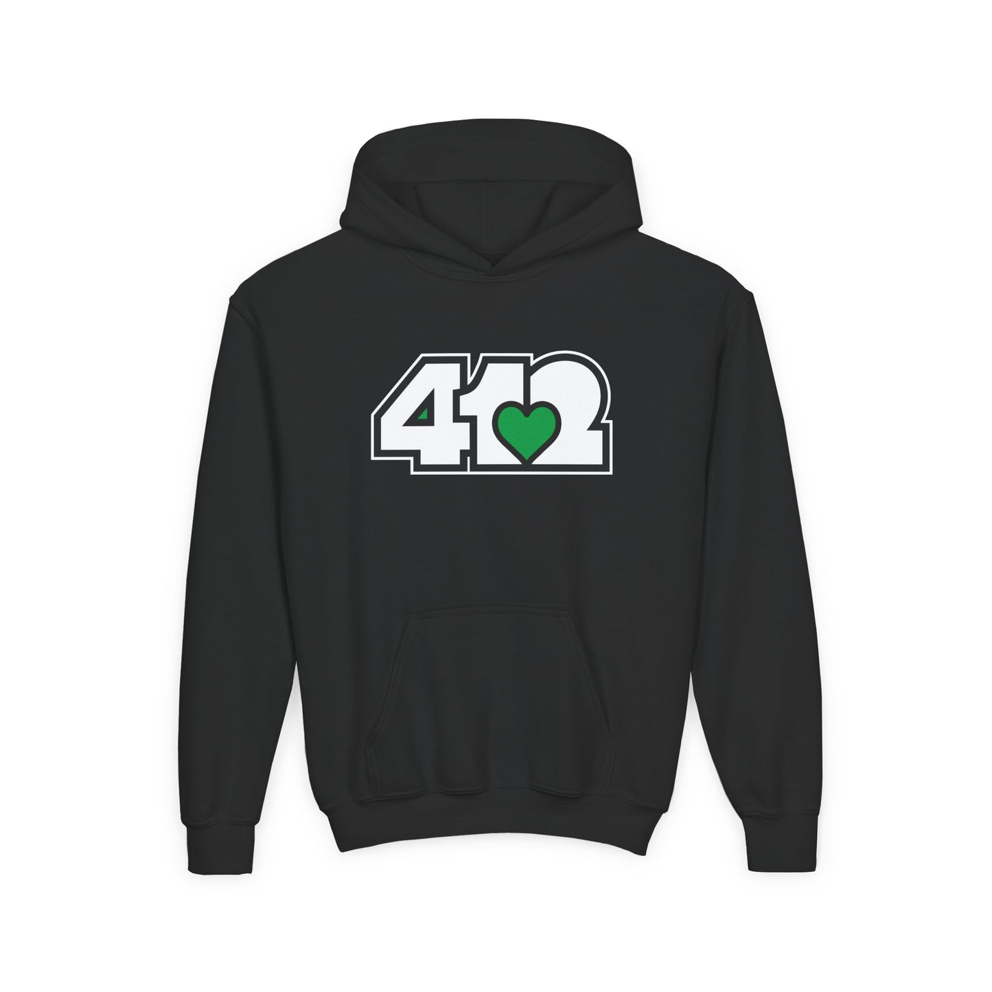 Green Heart Youth Hoodie