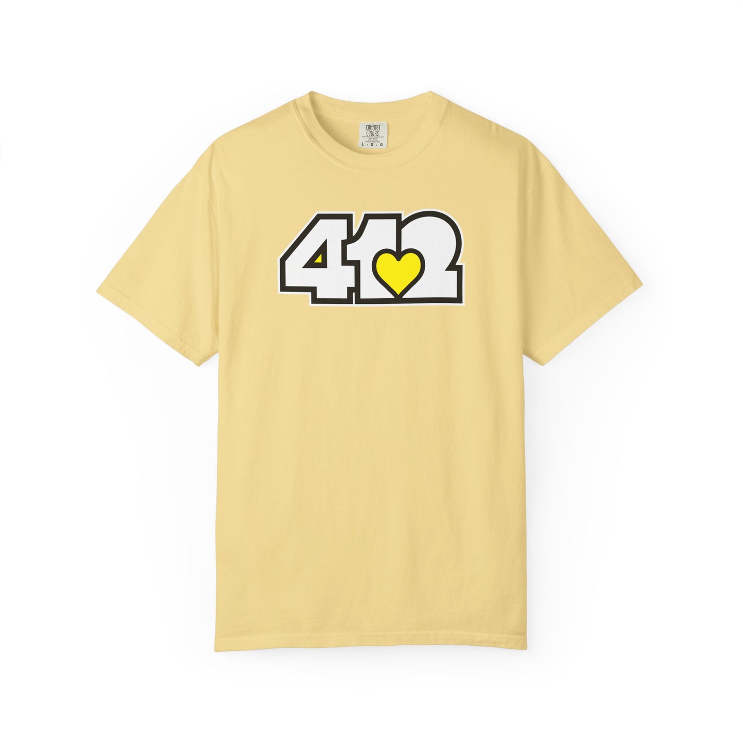 Yellow Heart Adult T-Shirt