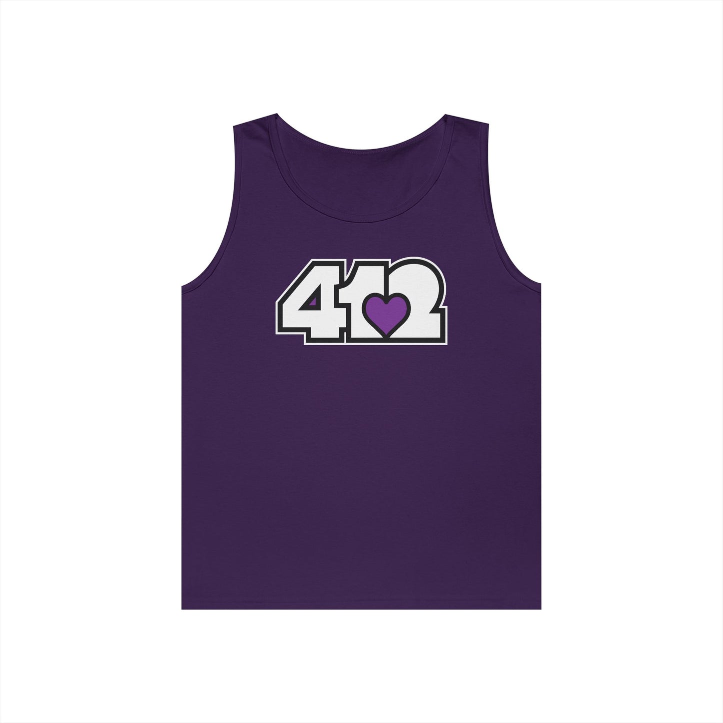 Purple Heart Cotton Tank Top