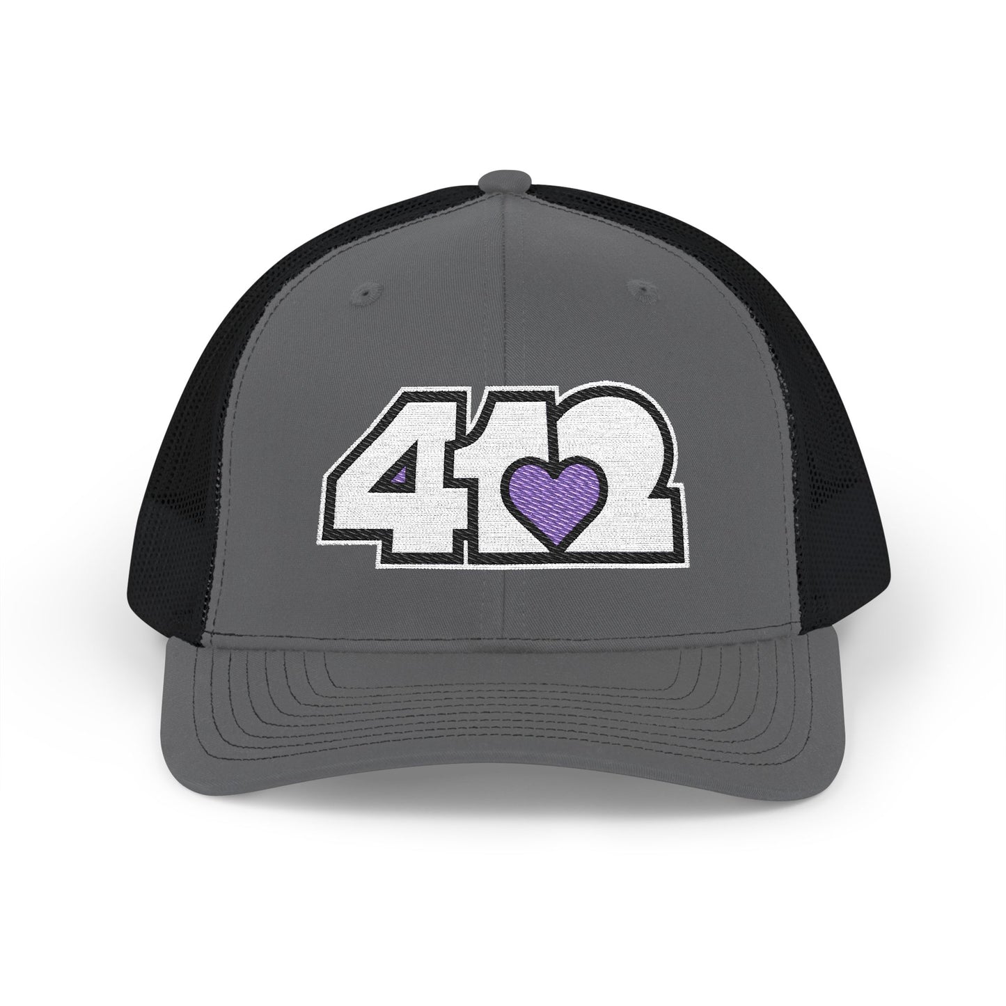 Purple Heart Embroidered Snapback Cap