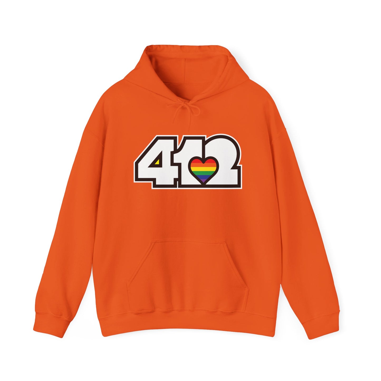 Rainbow Heart Adult Hoodie