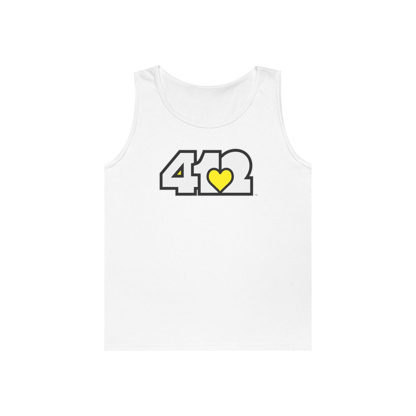 Yellow Heart Cotton Tank Top