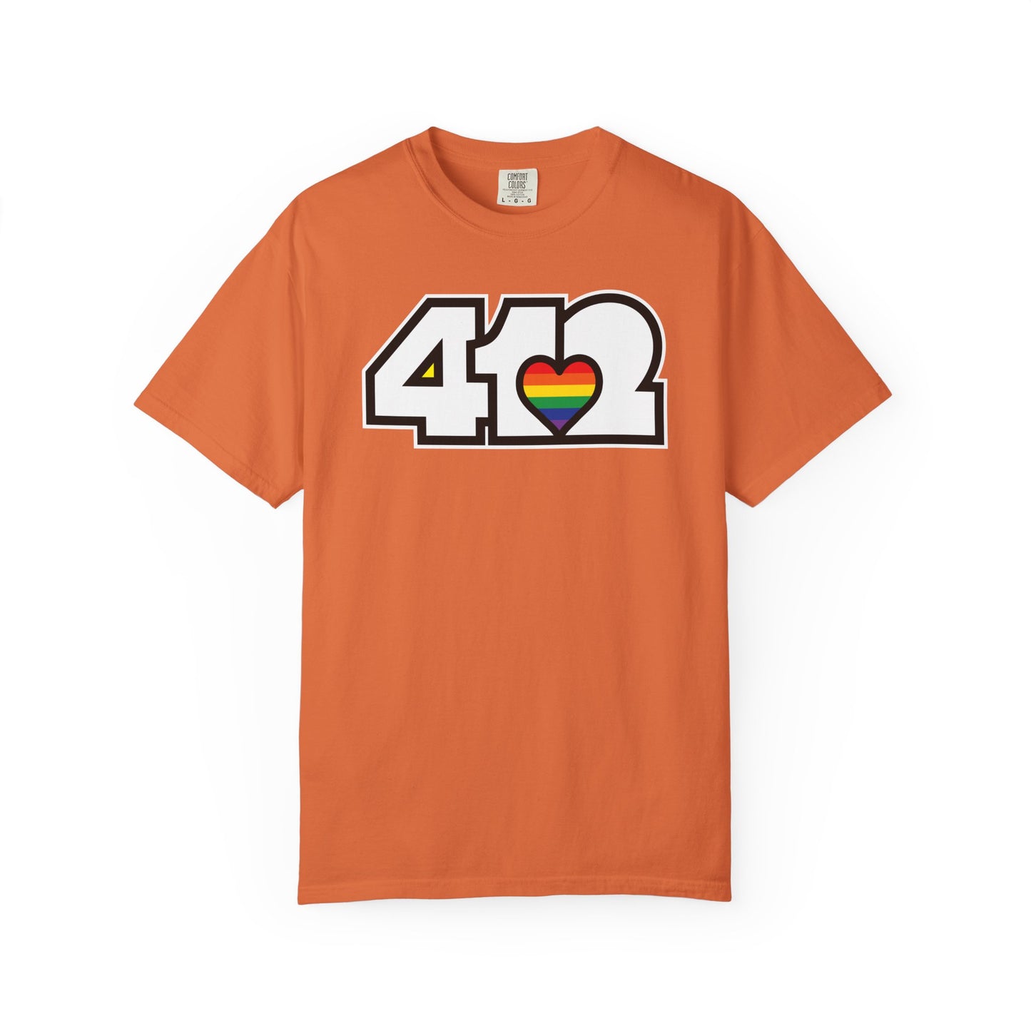 Rainbow Heart Adult T-Shirt