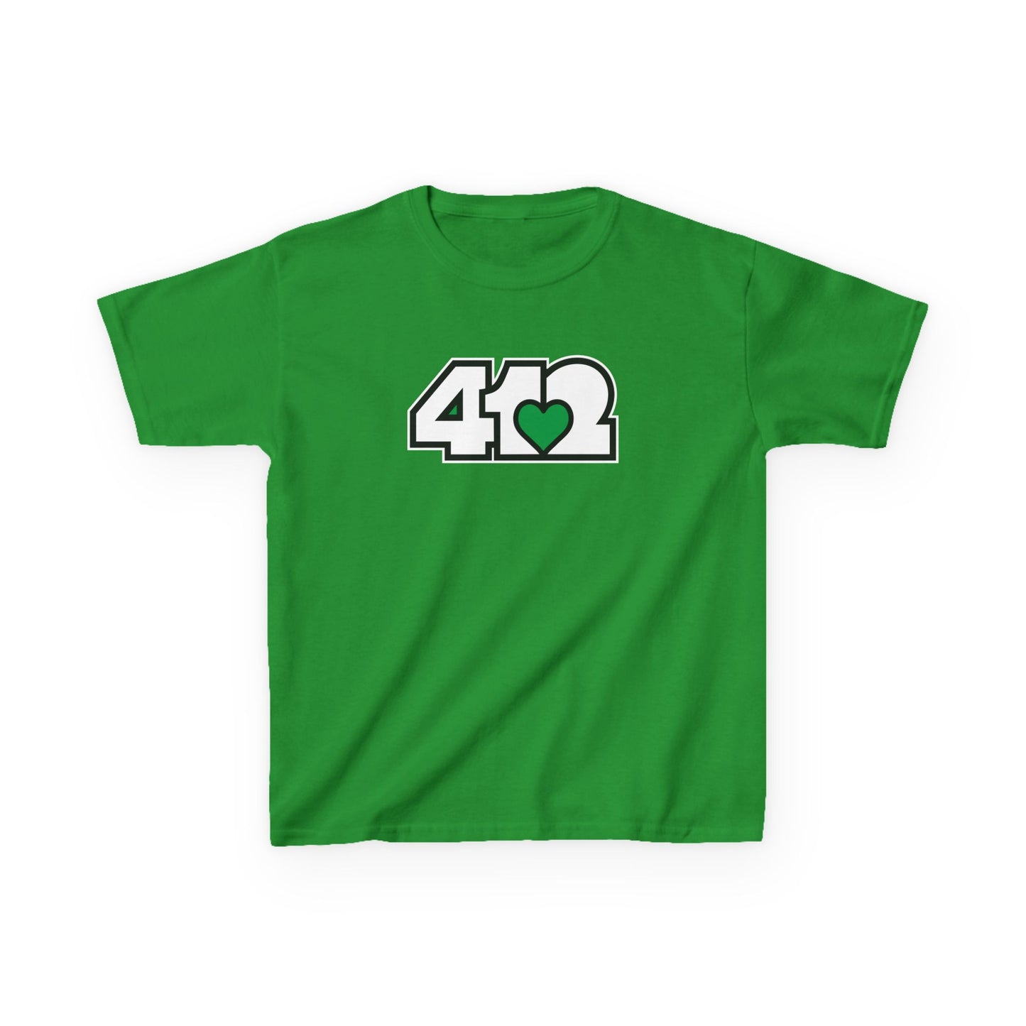 Green Heart Kids Cotton Tee