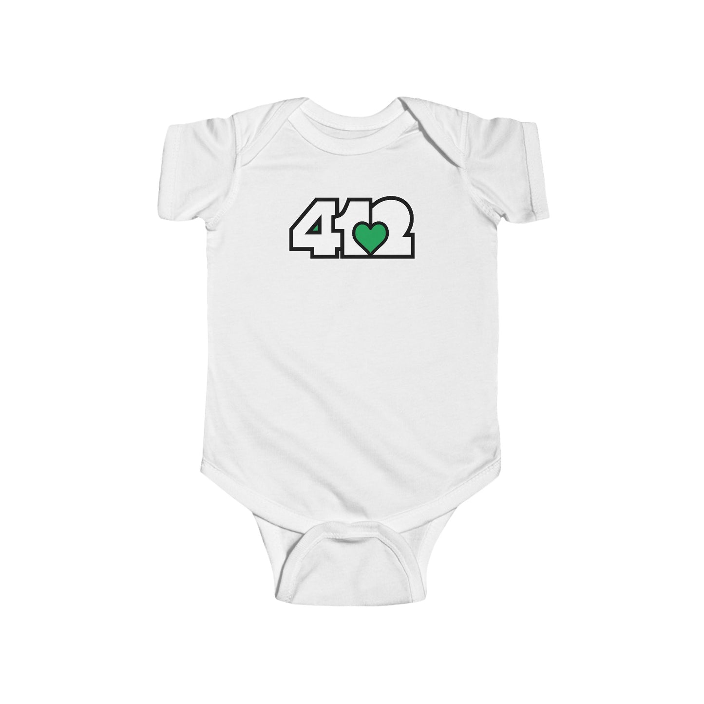 Green Heart Infant Bodysuit