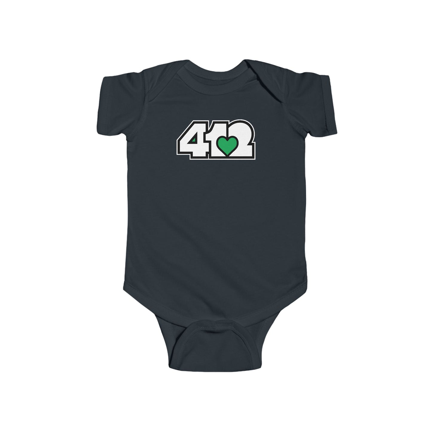 Green Heart Infant Bodysuit