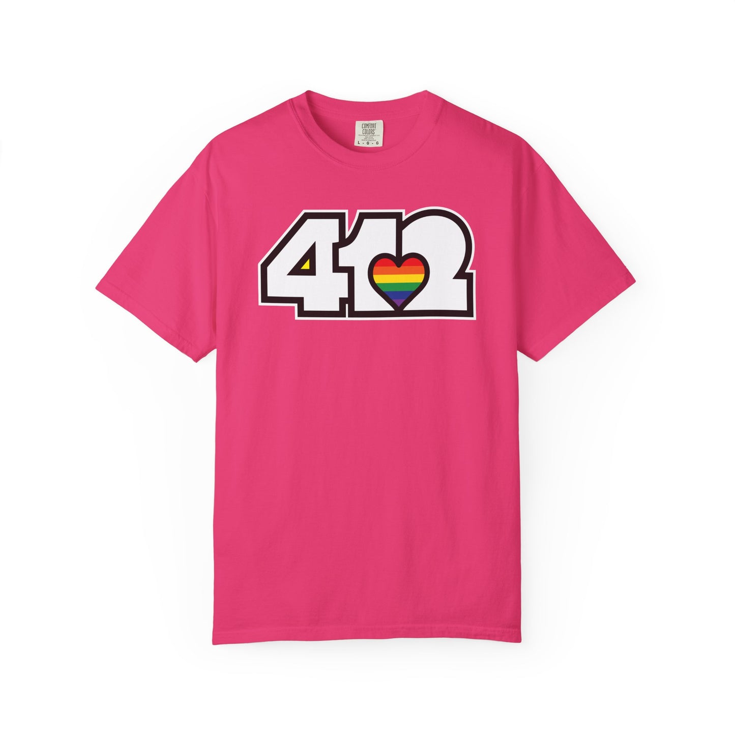 Rainbow Heart Adult T-Shirt