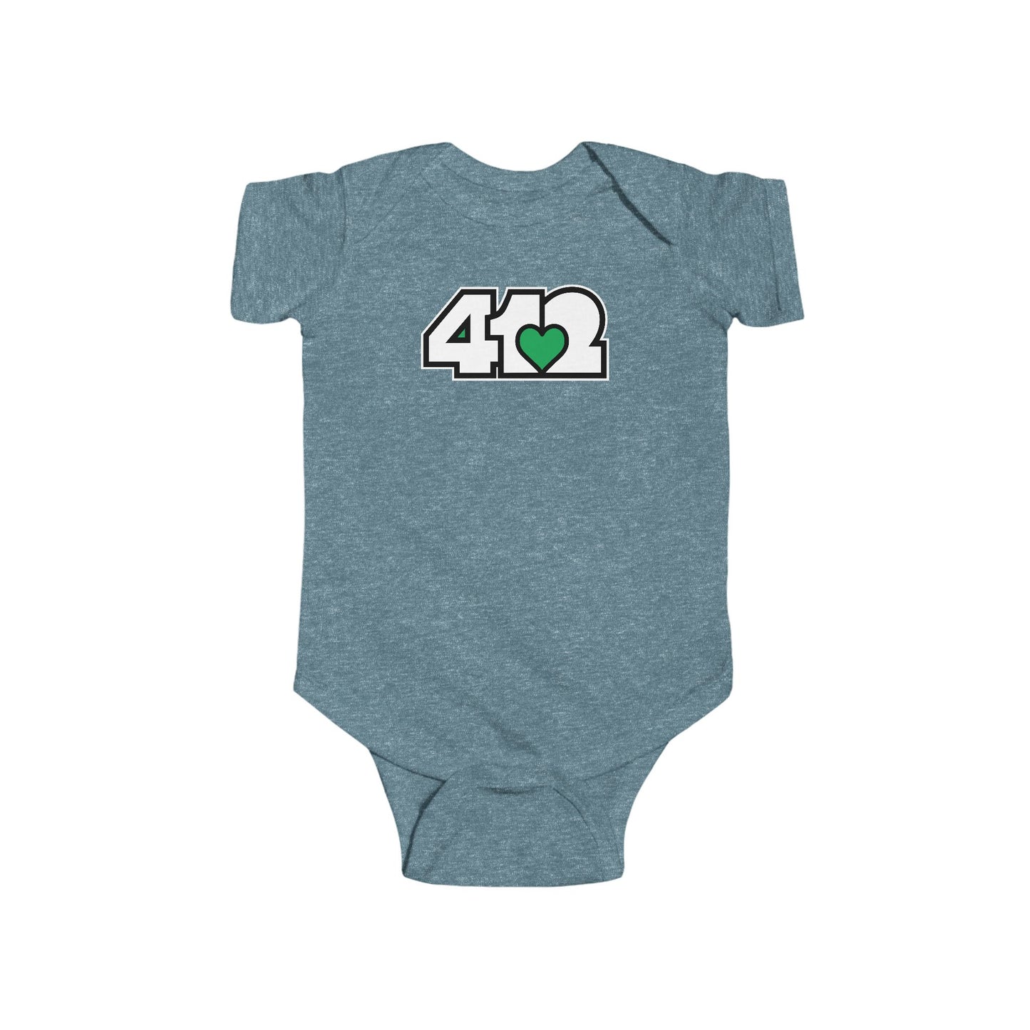 Green Heart Infant Bodysuit