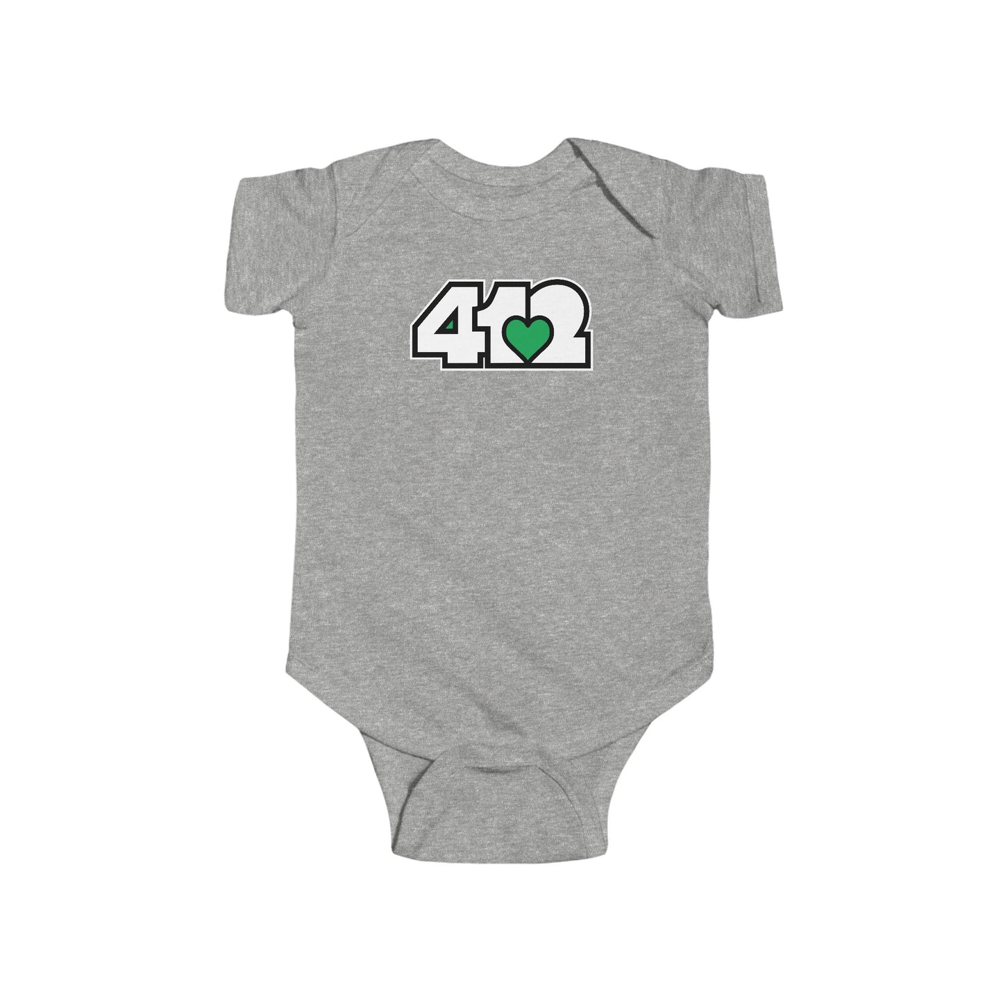 Green Heart Infant Bodysuit