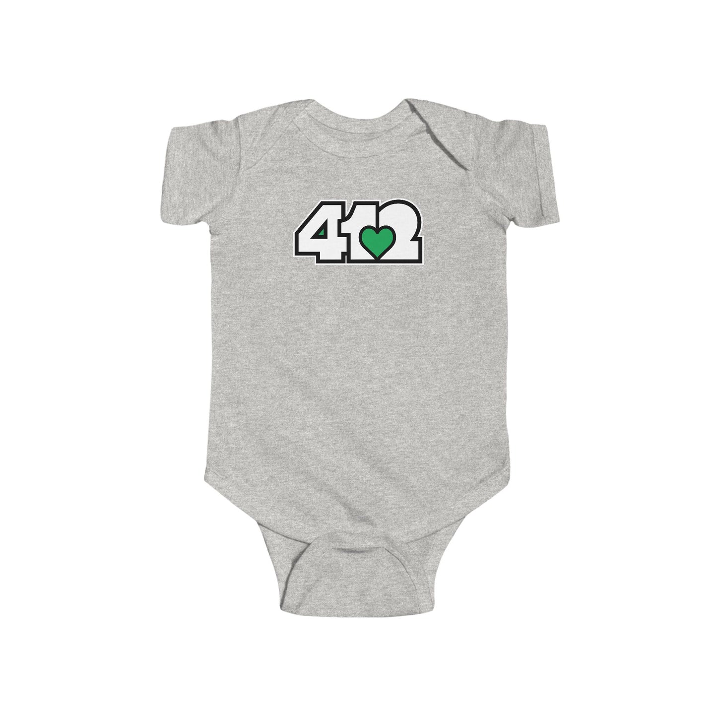 Green Heart Infant Bodysuit