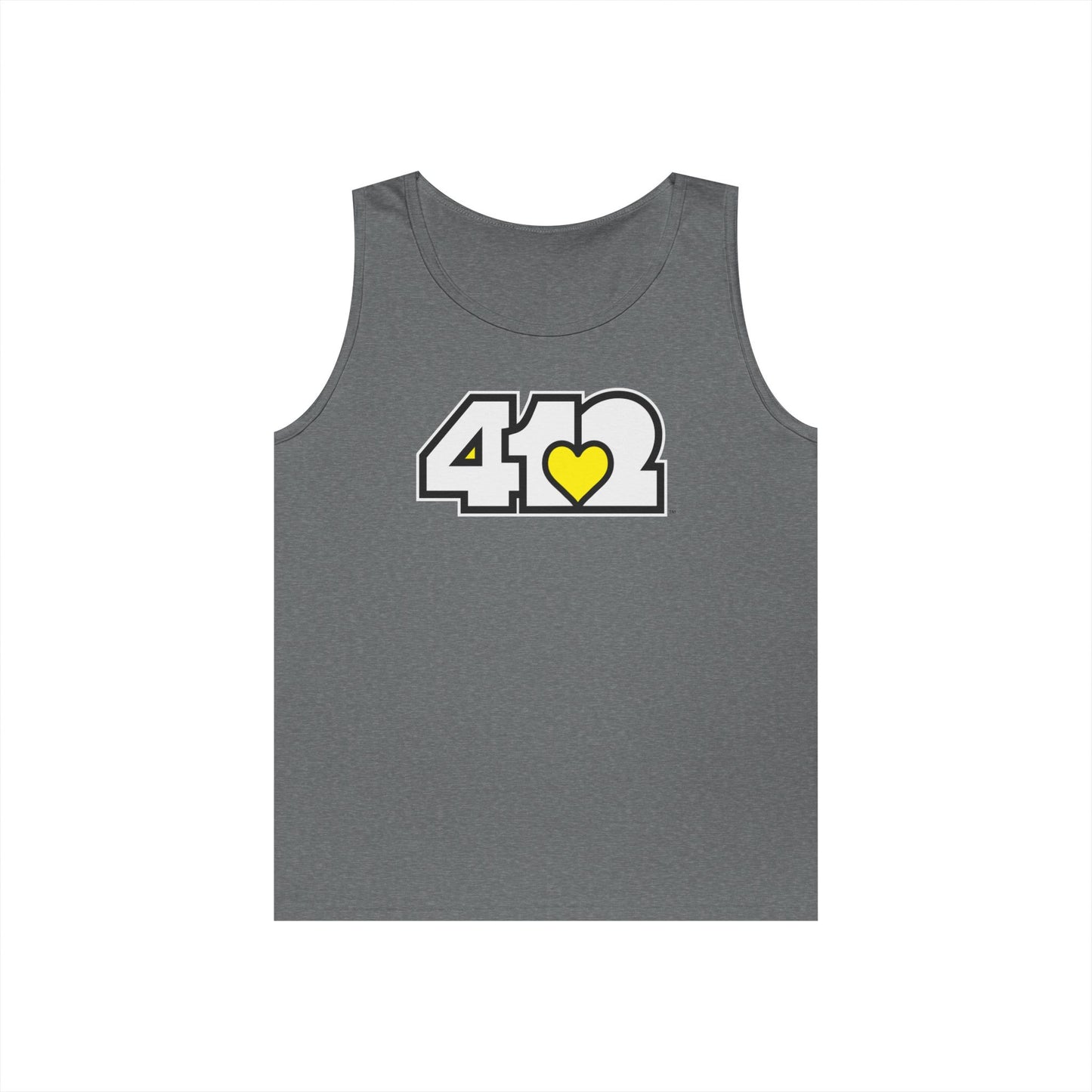 Yellow Heart Cotton Tank Top
