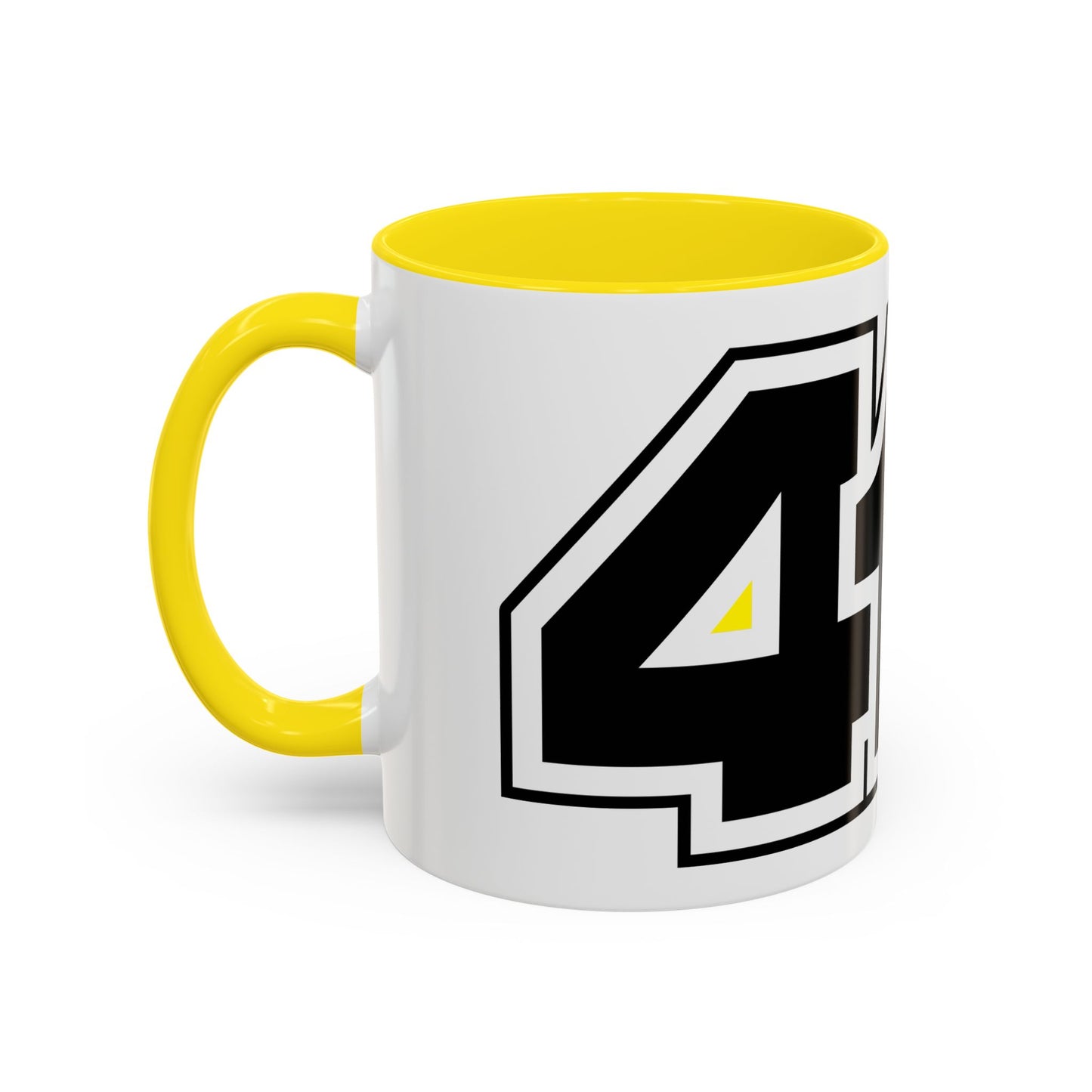 412 Collectible Mug - Yellow Heart, Black Logo
