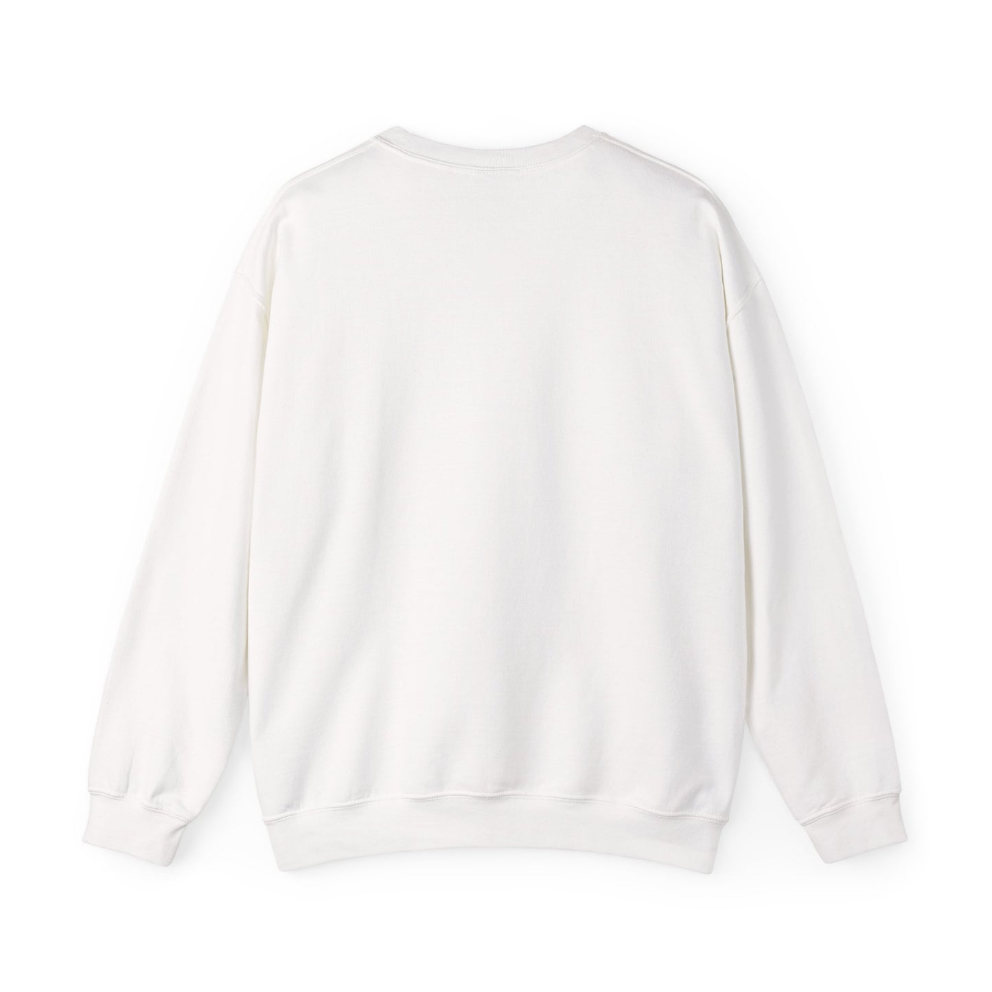 412 Crew Neck Sweatshirt - Blue Heart, White Logo