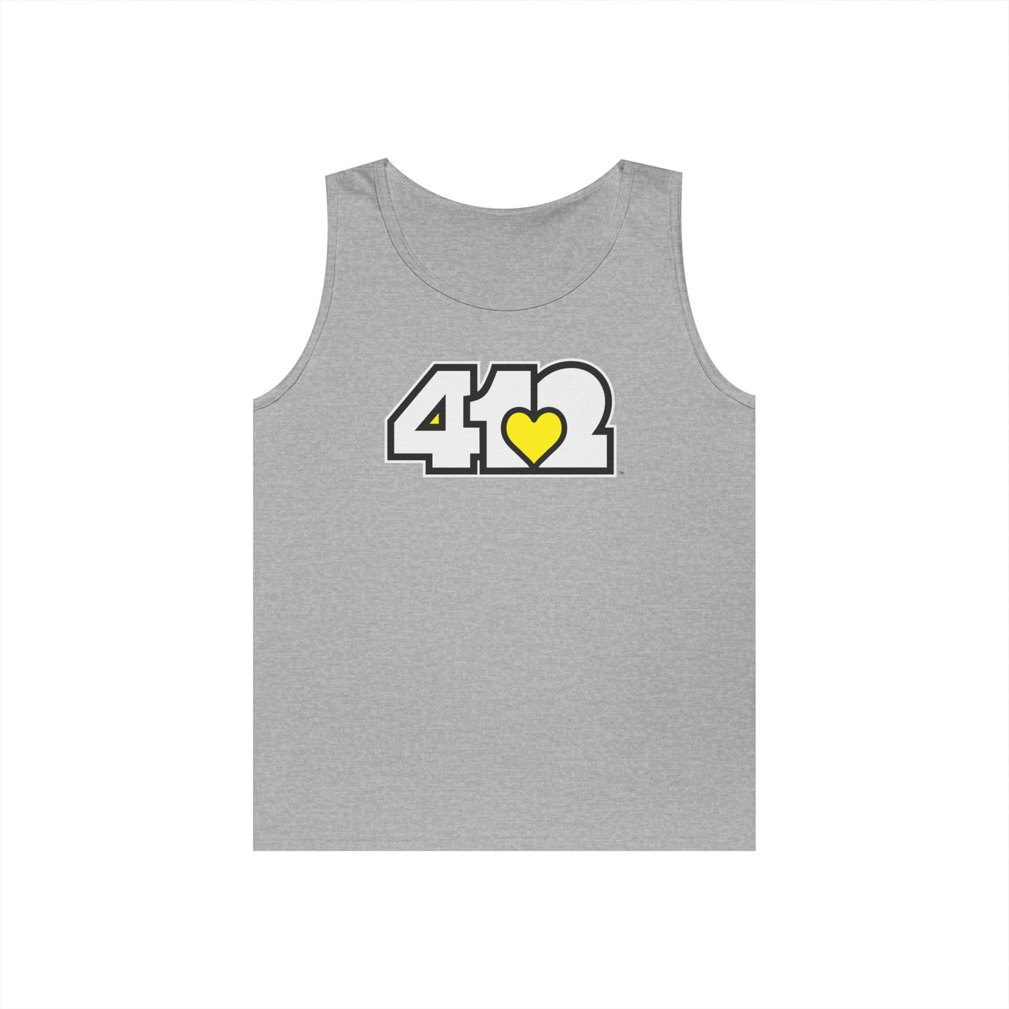 Yellow Heart Cotton Tank Top