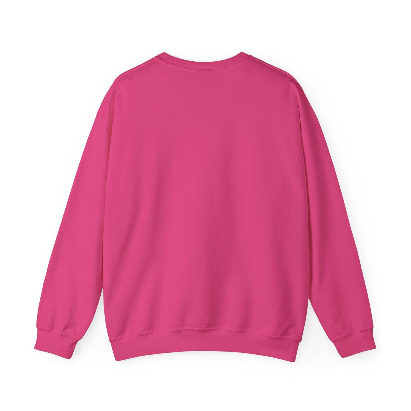 412 Crew Neck Sweatshirt - Pink Heart, White Logo